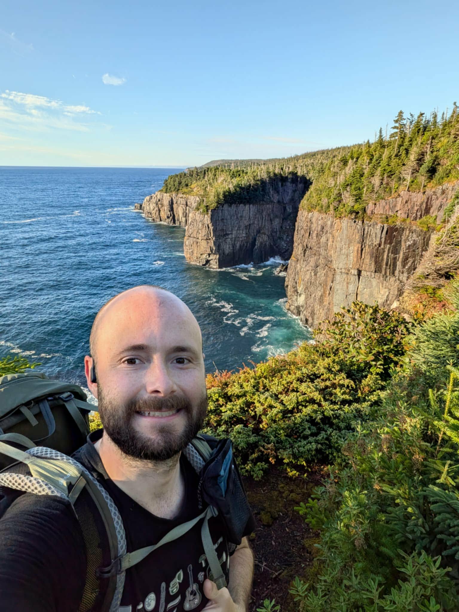 Chris Ross on the East Coast Trail